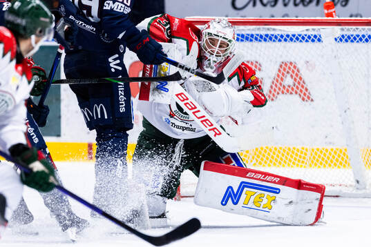 Frölundas målvakt Tobias Normann