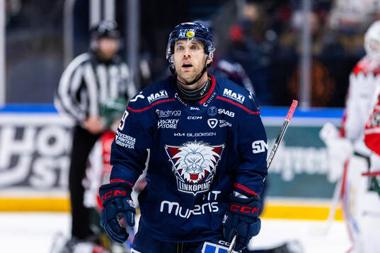 Linköpings Patrick Russell deppar