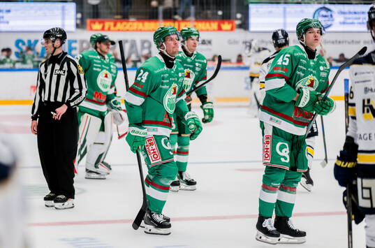 Rögles Mattias Göransson och Gregor Biber deppar