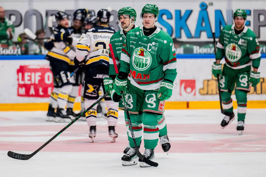 Rögles Brady Ferguson och Anton Bengtsson deppar