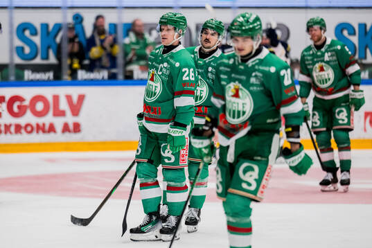 Rögles Anton Bengtsson och Brady Ferguson deppar
