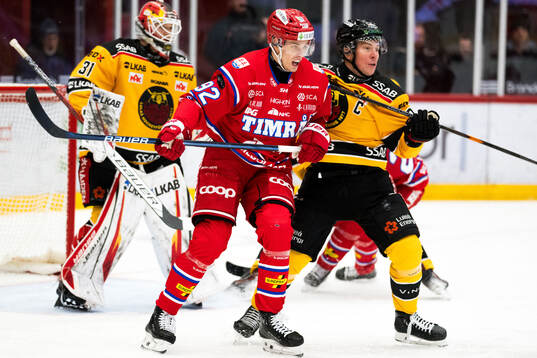 Timrås Anton Lundmark och Luleås Erik Gustafsson
