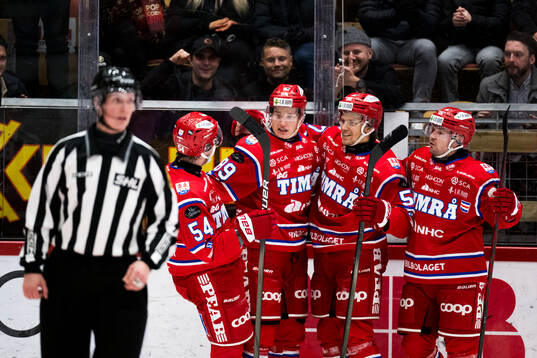 Timrås Oliver Kapanen, Anton Wedin och Jonathan Dahlén