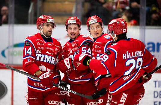 Timrås Jonathan Dahlén jublar
