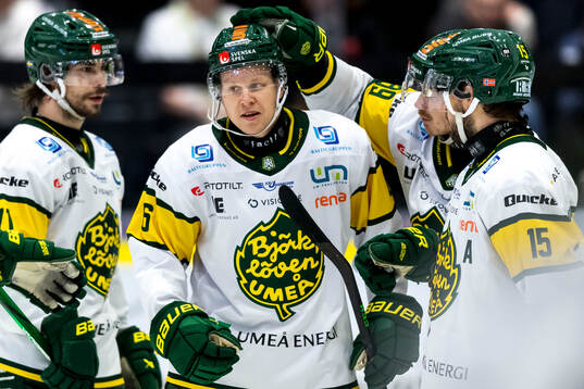 Björklövens Daniel Viksten jublar