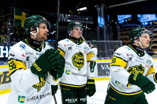 Björklövens Fredrik Forsberg jublar