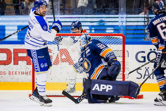 Leksands Max Veronneau jubel
