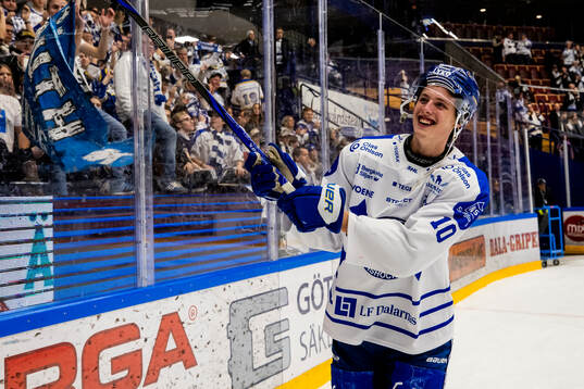 Leksands Anton Johansson jublar