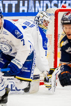 Leksands målvakt Marcus Gidlöf