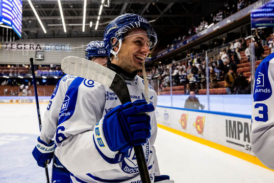Leksands Patrik Norén  jublar