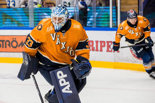 Växjös målvakt Emil Larmi