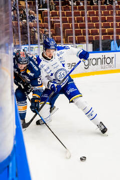 Växjös Emil Sylvegård och Leksands Anton Johansson