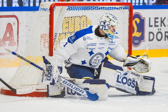 Leksands målvakt Marcus Gidlöf