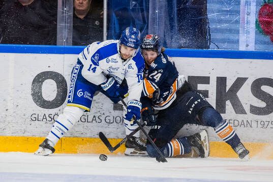 Leksands Oskar Lang och Växjös Karl Henriksson