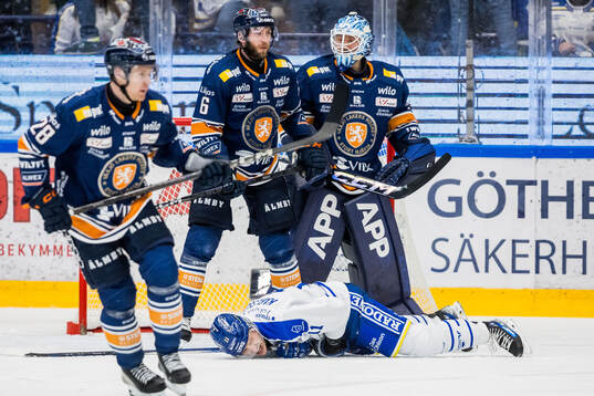 Växjös Hugo Gustafsson och Karl Henriksson och Leksands