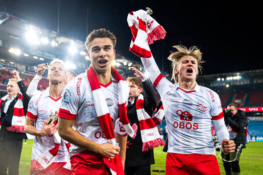 Henrik Skogvold and Daniel Fritz Eid of Fredrikstad