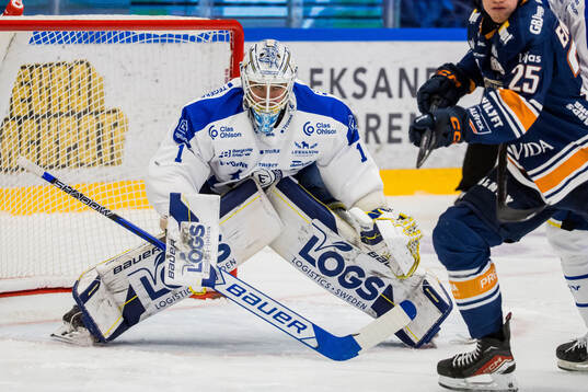 Leksands målvakt Marcus Gidlöf