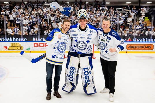 Leksands målvakt Marcus Gidlöf utsedd till matchens lirare