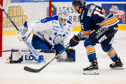Leksands målvakt Marcus Gidlöf