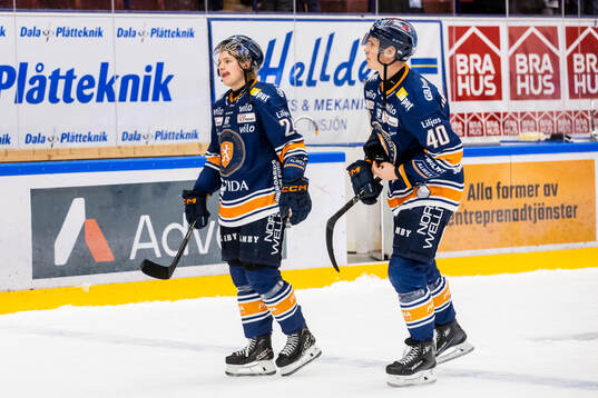 Växjös Karl Henriksson och Dennis Rasmussen deppar