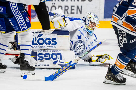 Leksands målvakt Marcus Gidlöf