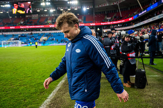 Fredrik Gulbrandsen looks dejected