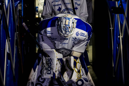 Leksands målvakt Marcus Gidlöf