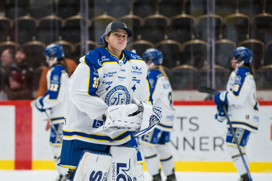 Leksands målvakt Emma Polusny