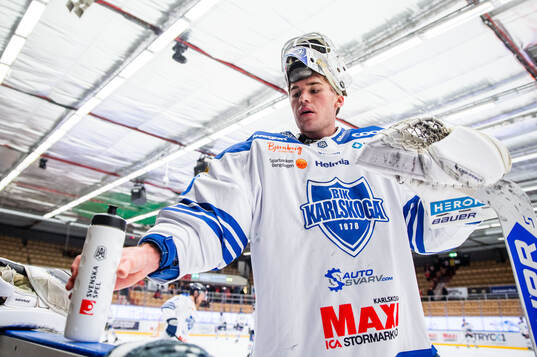 Karlskogas målvakt Samuel Jonsson
