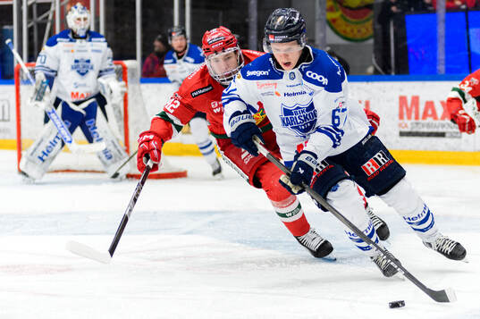Moras Kalle Kratz och Karlskogas Jesper Norbäck