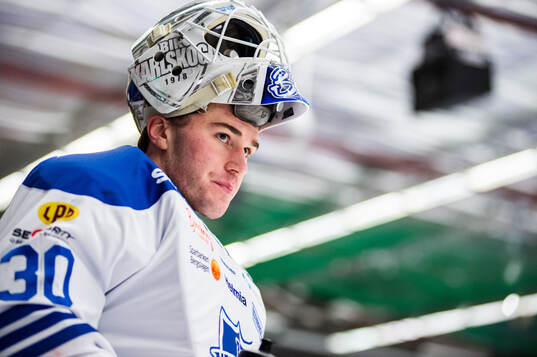 Karlskogas målvakt Samuel Jonsson