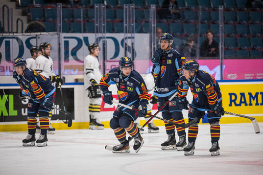 Djurgårdens Jakob Ragnarsson, Linus Eriksson, Albin Grewe