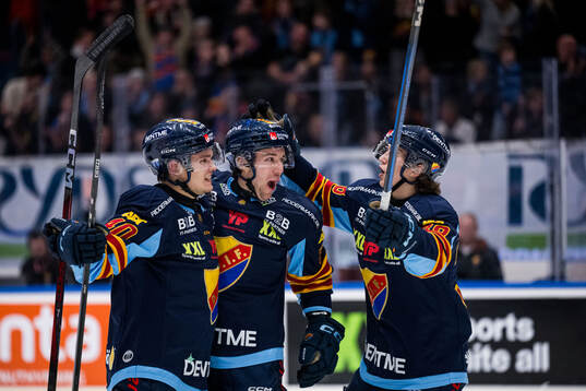 Djurgårdens Arvid Costmar, August Berg och Victor Eklund