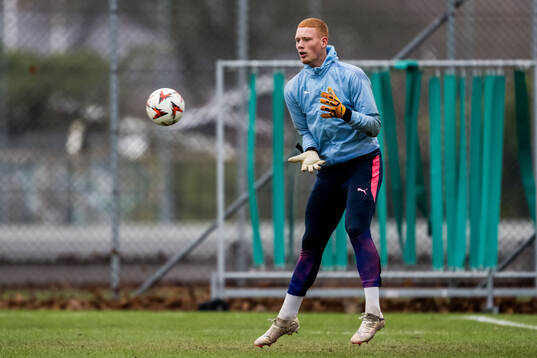 Goalkeeper Joakim Persson of Malmö FF