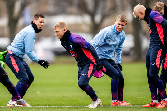 Anders Christiansen and Sebastian Jörgensen  of Malmö FF