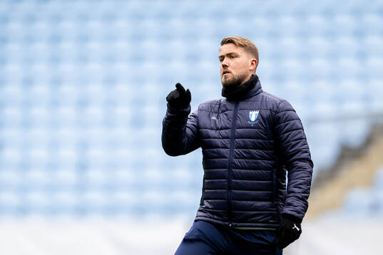 Assistant coach Theodor Olsson of Malmö FF