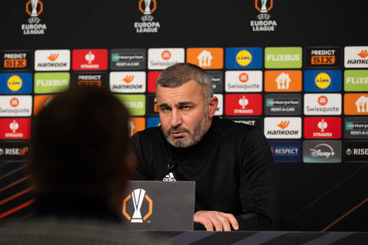 Head coach Gurban Gurbanov of Qarabag
