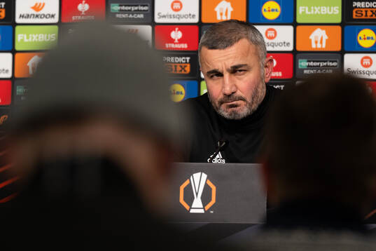 Head coach Gurban Gurbanov of Qarabag