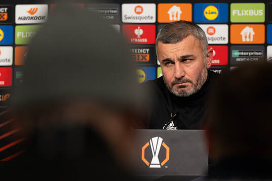 Head coach Gurban Gurbanov of Qarabag