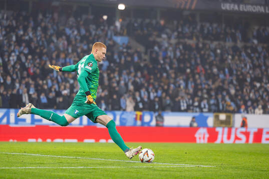 goalkeeper Joakim Persson of Malmö FF
