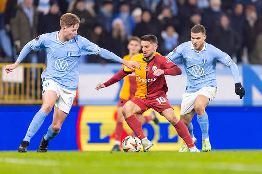 of Malmö FF Nils Zätterström, Søren Rieks of Malmö FF
