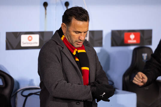 Head coach Okan Buruk  of Galatasaray