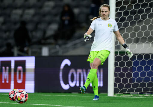Goalkeeper Anna Tamminen of Hammarby
