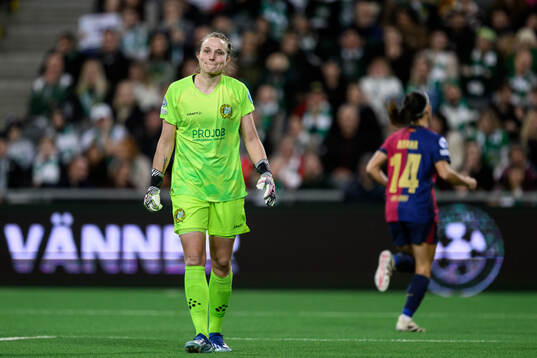 Anna Tamminen of Hammarby looks dejected