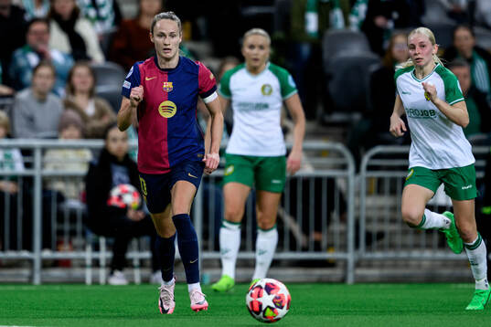 Caroline Graham Hansen of Barcelona