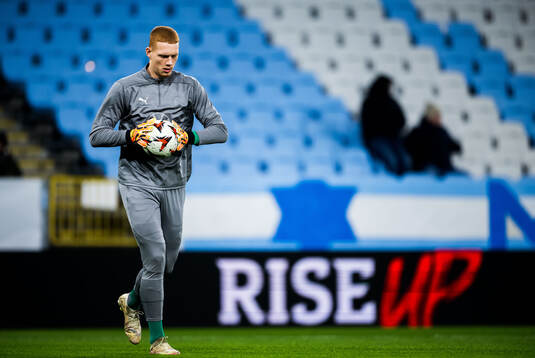 Goalkeeper Joakim Persson of Malmö FF