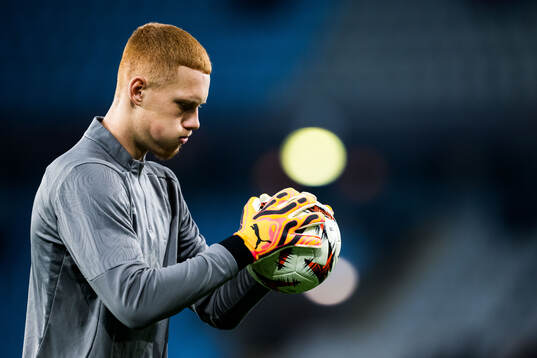 Goalkeeper Joakim Persson of Malmö FF