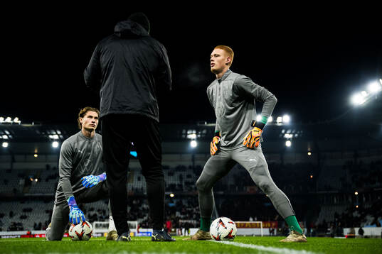 Goalkeeper William Nieroth Lundgren and Goalkeeper Joakim