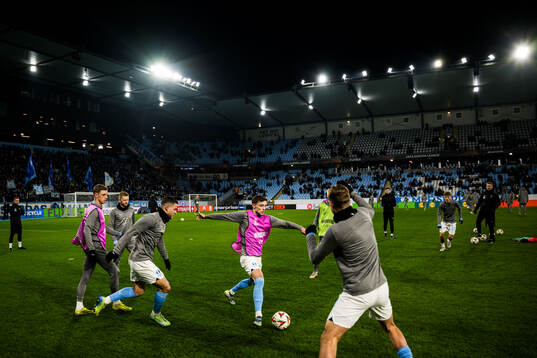 Gabriel Busanello and Colin Rösler of Malmö FF