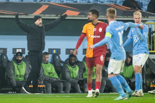 Head coach Henrik Rydström of Malmö FF